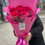 Букет из 7 малиновых роз фото 2